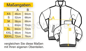 Maßtabelle