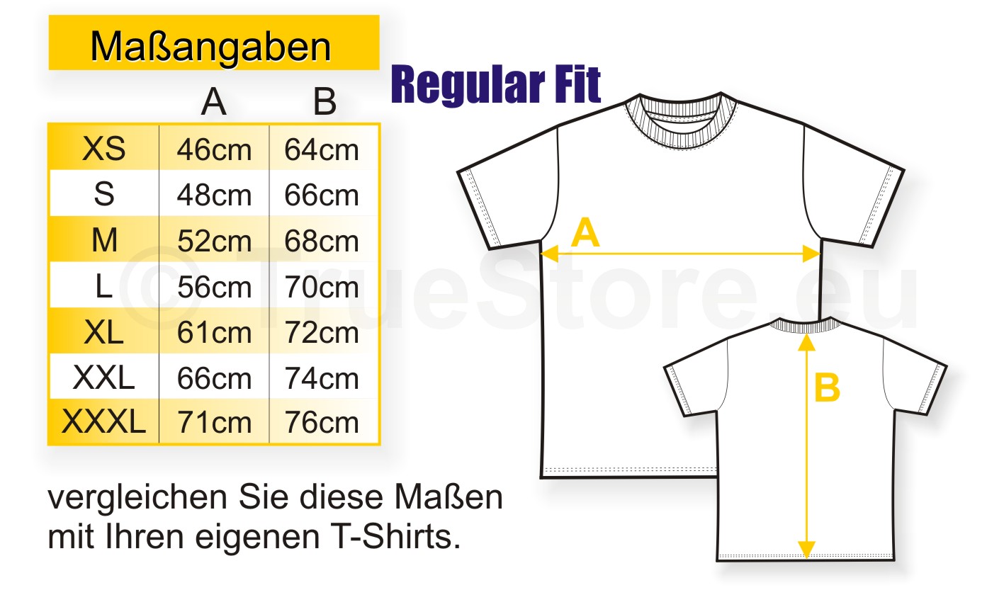 Maßangaben Shirt