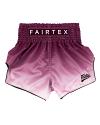 Fairtex BS1904 muay thai shorts Maroon Fade 3