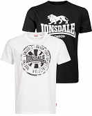 Lonsdale regulär fit T-Shirt Dildawn im Doppelpack 4