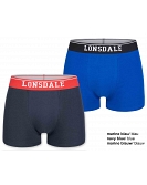 Lonsdale dubbelpak boxershorts Oxfordshire 3