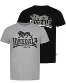 Lonsdale regulär fit T-Shirt Loscoe im Doppelpack 11