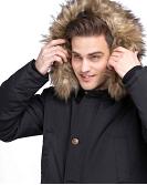 Lonsdale Herren Kapuzenparkajacke Streetlam 3