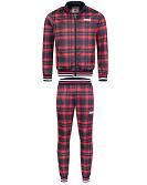 Lonsdale slimfit tartan tracksuit Wickstone 7