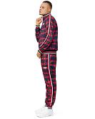 Lonsdale slimfit tartan tracksuit Wickstone 3