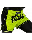 Fairtex BS1706 muay thai shorts Neon Satin 2