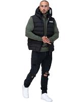 Lonsdale Herren Weste mit Kapuze Lydford 3