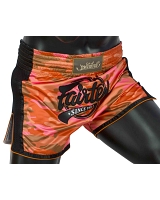 Fairtex BS1711 Muay Thai Short Camo Orange 3