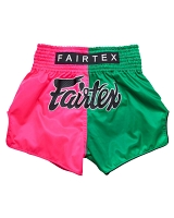 Fairtex BS1911 thaiboks short Pink/Green 5