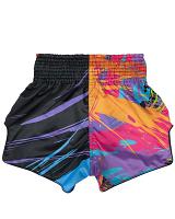 Fairtex BS1934 muay thai shorts World Music Black 5