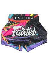 Fairtex BS1934 muay thai shorts World Music Black 4