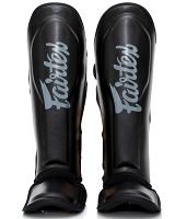 Fairtex X Booster Instep-, and shinguards in black