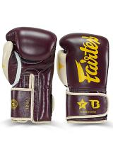 Fairtex X Booster V2 Leder Boxhandschuhe in Braum/Creme 2
