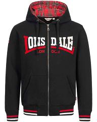 Lonsdale hooded zipper top Nateby