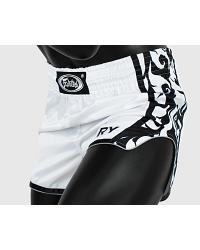 Fairtex BSG3 GLORY boksbroekje in wit/zwart 5