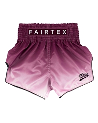 Fairtex BS1904 muay thai shorts Maroon Fade 3