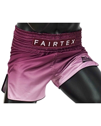 Fairtex BS1904 muay thai shorts Maroon Fade 2