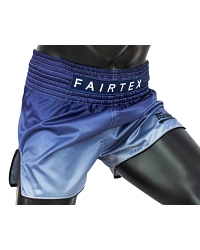 Fairtex BS1905 muay thai shorts Blue Fade 2