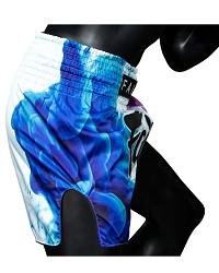 Fairtex BS1950 muay thai shorts White Tech House 3