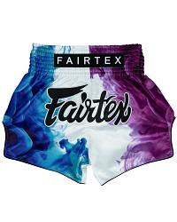 Fairtex BS1950 muay thai shorts White Tech House 4