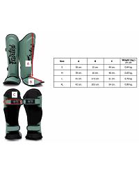 Fairtex X Booster Instep-, and shinguards in black 5