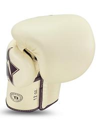 Fairtex X Booster V2 Leder Boxhandschuhe in Creme 4
