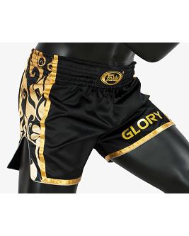 Fairtex BSG1 GLORY boksbroekje in zwart/goud 3