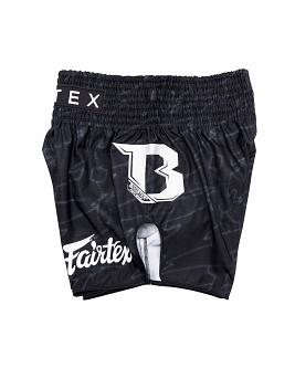 Fairtex X Booster Thaiboxhose Large Logo Schwarz 2