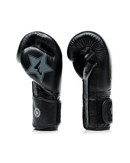 Fairtex X Booster BGVB2 leder bokshandschoenen in zwart/zwart 3