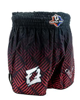 Fairtex Fight Thaiboxing Trunks Cresendo-Red 3