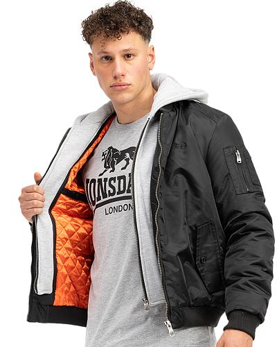 Lonsdale hooded flight jacket All Seasons