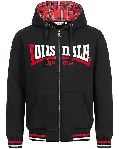 Lonsdale hooded zipper top Nateby