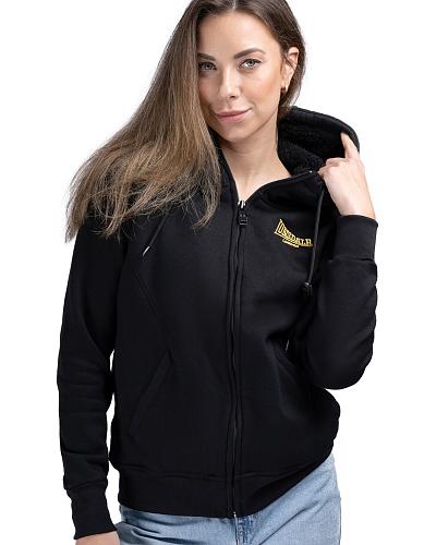 Lonsdale women hooded zipper top Zennor