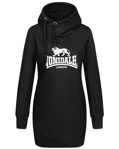 Lonsdale Damen Kapuzensweatkleid Pitlessie