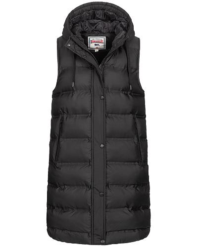 Lonsdale ladies hooded long vest Moonzie