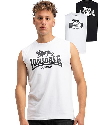 Lonsdale Doppelpack ärmeloses T-Shirt Rolleston