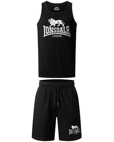 Lonsdale singlet en shorts Set Polmood