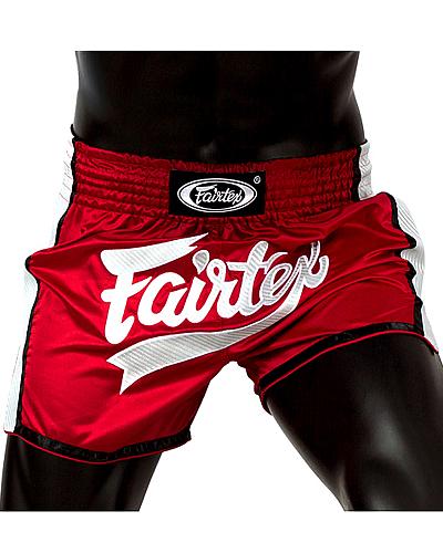 Fairtex Muay Thai Short BS1704 Red Satin