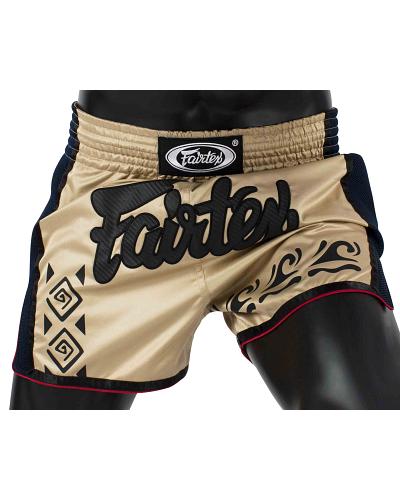 Fairtex BS1713 muay thai shorts Khaki 1