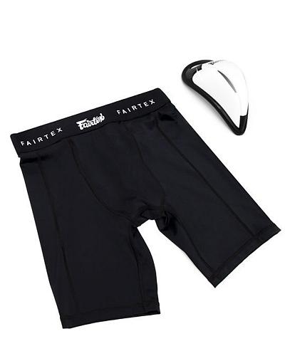 Fairtex GC3 Compressieshort met kruisbeschermer