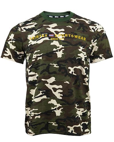 Fairtex TST211 muay thai t-shirt Camo Green