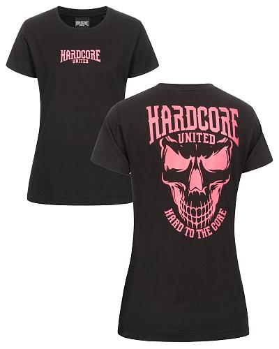 Hardcore Damen T-Shirt Girly Skull