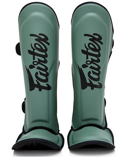 Fairtex X Booster Schienbein und Spannschoner in armeegrün