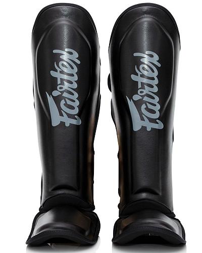 Fairtex X Booster Scheenbeenbeschermers in zwart