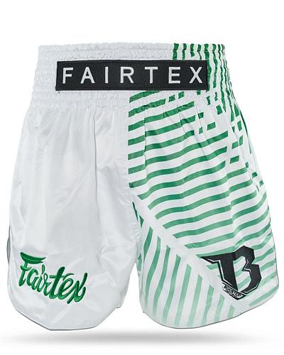 Fairtex X Booster Thaiboxhose Racer White