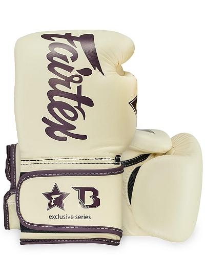 Fairtex X Booster V2 Leder Boxhandschuhe in Creme