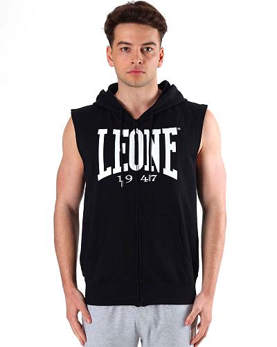 Leone ärmelloses Tanktop mit Kapuze Big Logo