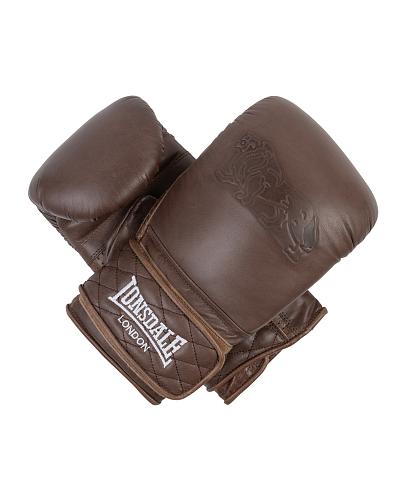 Lonsdale Vintage Leather Bag Gloves 3