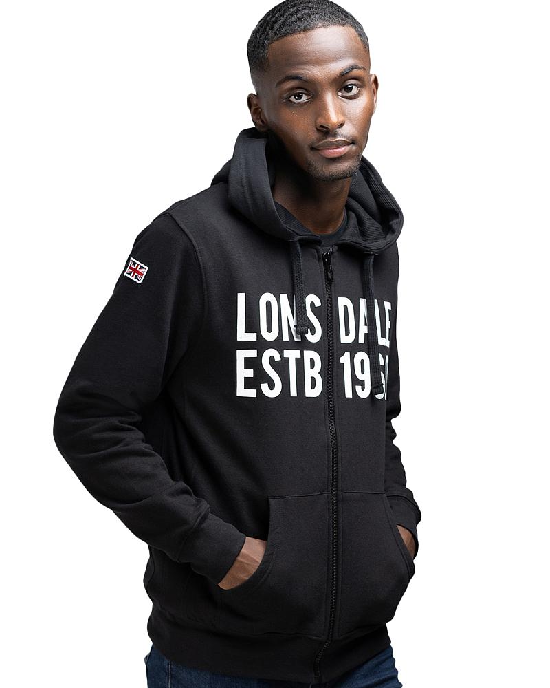 Lonsdale capuchon sweatjas Solfach 1