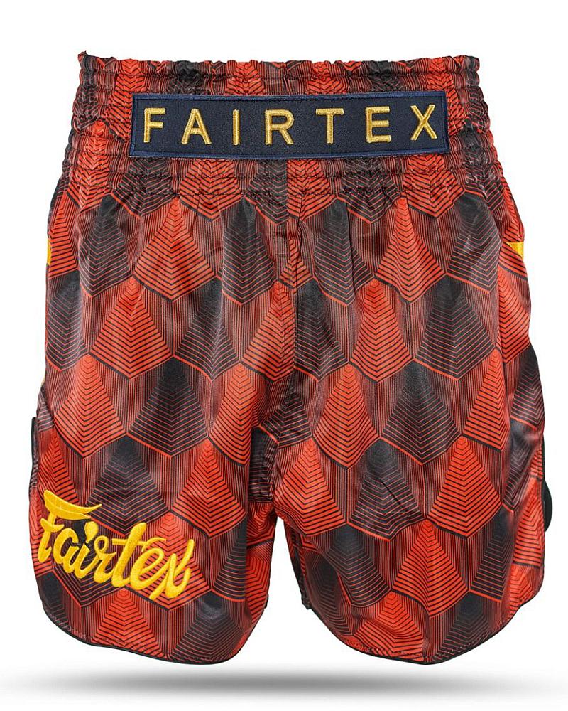 Fairtex X Booster Thaiboxhose Red Checks 1